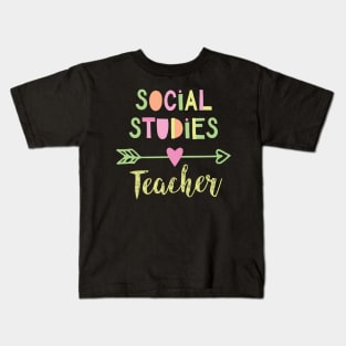 Social Studies Teacher Gift Idea Kids T-Shirt